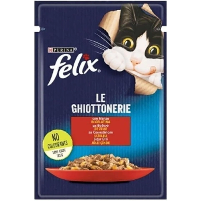 Felix Pouch Sığır Etli 85 gr