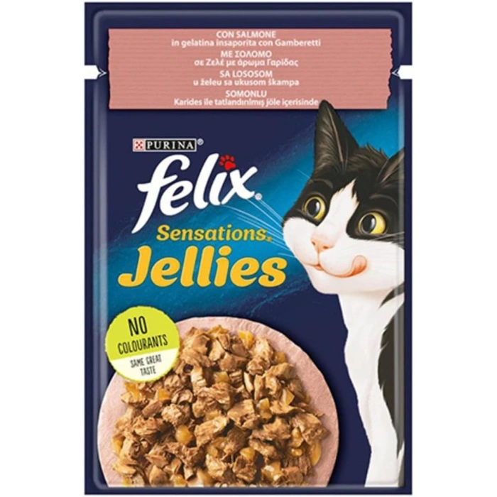 Felix Sensatıons Somon ve Karidesli 85 gr