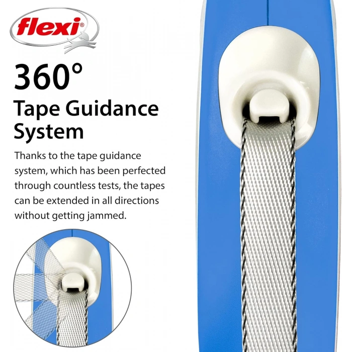 Flexi Mavi New Comfort Şerit Otomatik Gezdirme Tasması Xs 3 m
