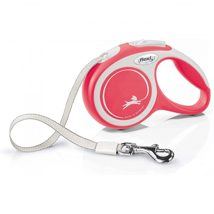 Flexi New Comfort Otomatik Kırmızı Şerit Gezdirme Xsmall 3 Metre