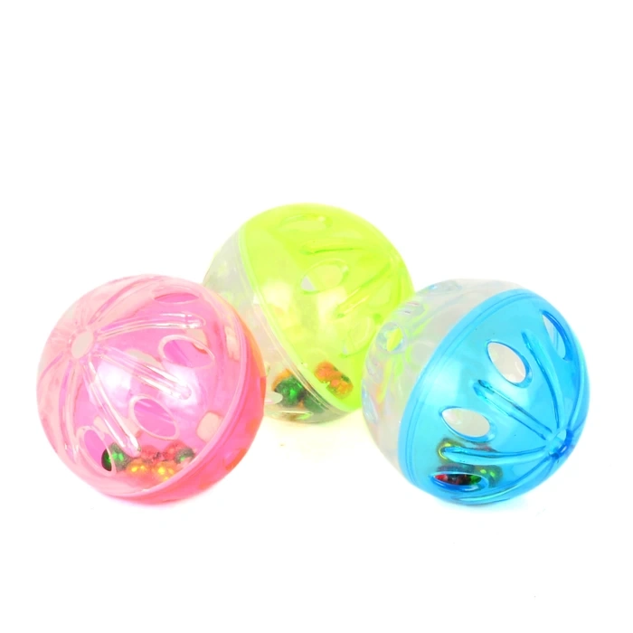 Flip Kedi Oyun Topu Renkli Zilli 3lü