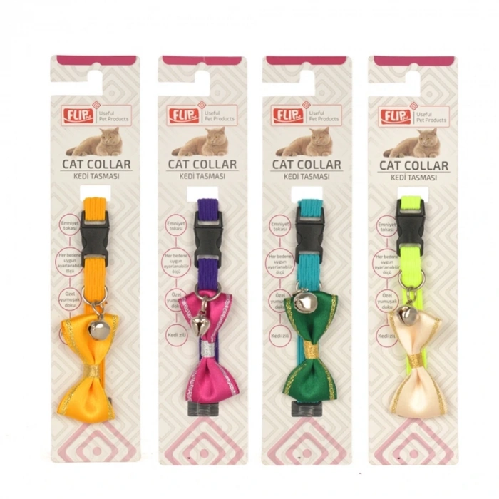 FlipKedi Boyun Tasması Papyonlu