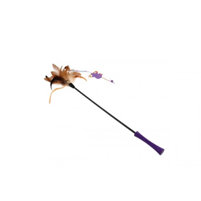 Gigwi Feather Teaser Doğal Tüylü Olta Kedi Oyuncağı 60 cm