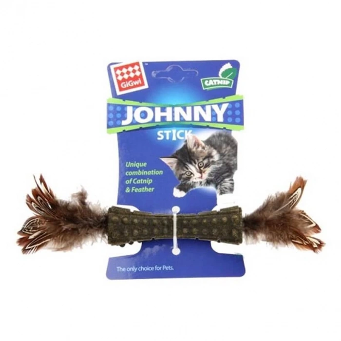 Gigwi Johnny Stick Doğal Catnipli Çift Kuyruklu Kedi Oyuncağı