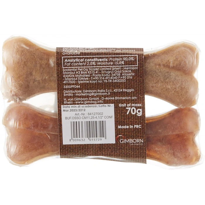 Gim Dog Mordimi Naturel Press Kemik 11 Cm 2 li