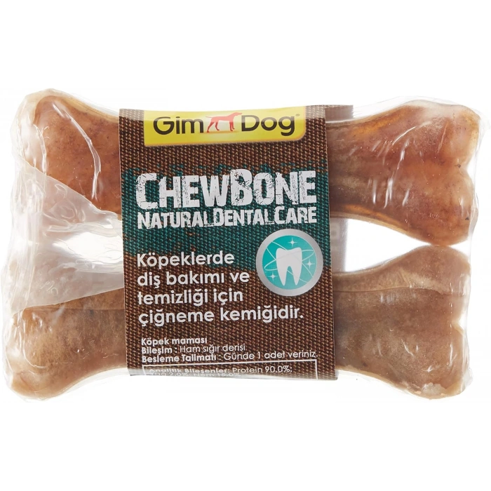 Gim Dog Mordimi Naturel Press Kemik 11 Cm 2 li