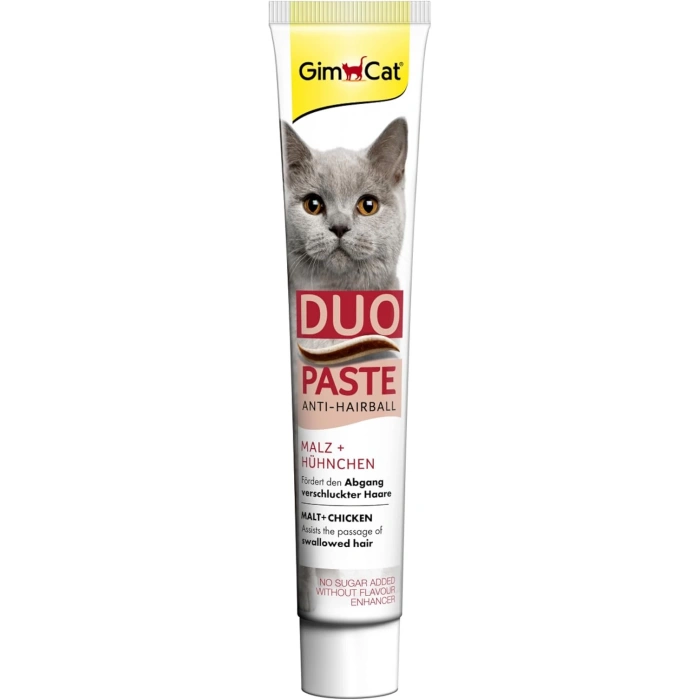 GimCat Anti-Hairball Duo Paste Tavuk + Malt 50gr yeni
