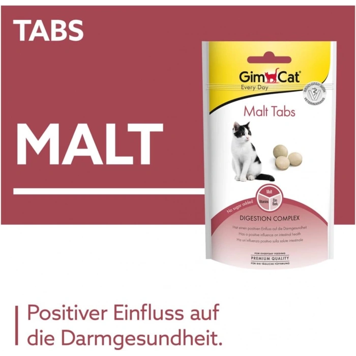 GimCat Malt Tabs Kedi Ödül Tableti 40gr