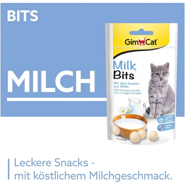 GimCat MilkBits Sütlü Ödül Tableti 40gr