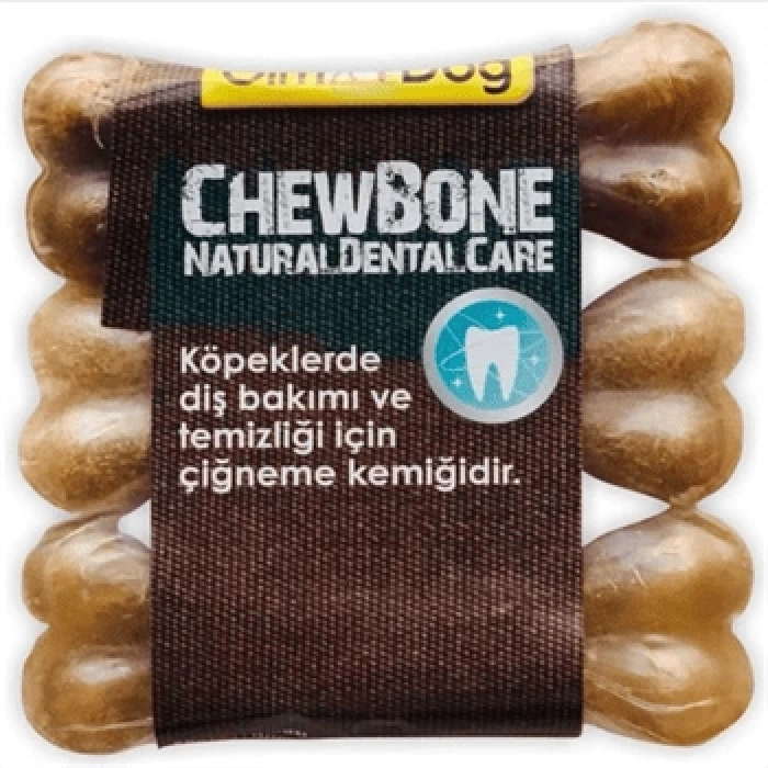 GimDog Köpek Ödülü Kemik 9 Cm 3 Lü Naturel