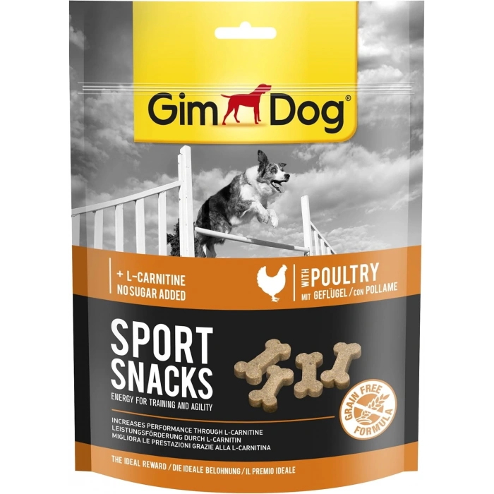 GimDog Sportsnacks Tavuk&L-Carnitinli Ödül Tableti 150 gr