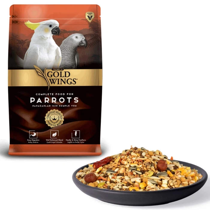 Gold Wings Premium Premium Papağan Yemi 1 Kg