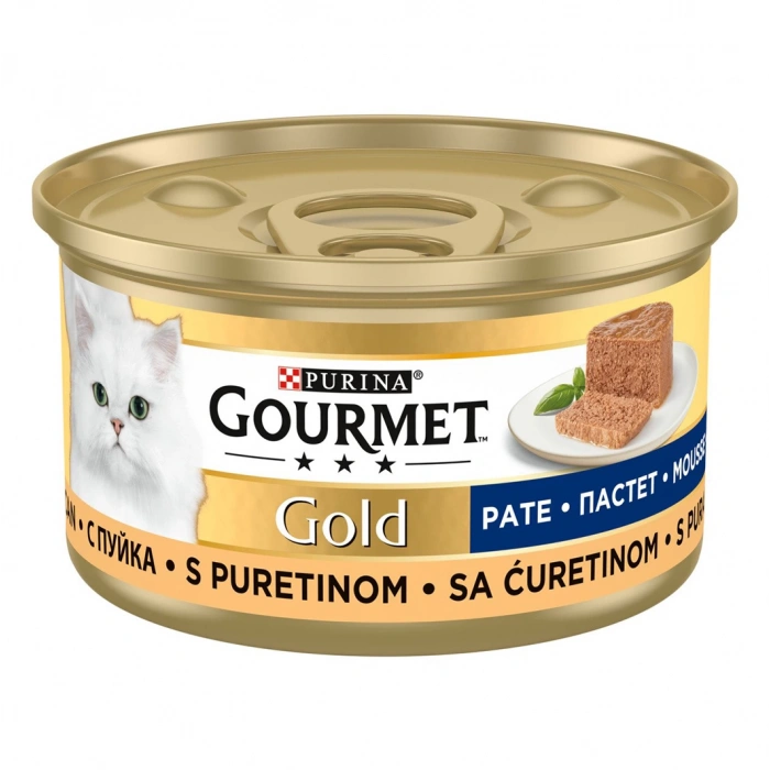 Gourmet Gold Kıyılmış Hindili 85 Gr