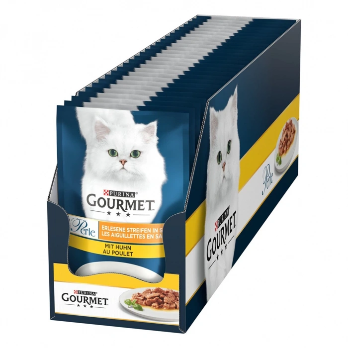 Gourmet Perle Izgara Tavuk Etli Pouch Kedi Maması 85 Gr