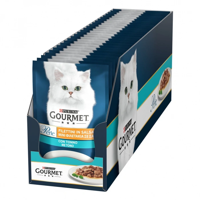 Gourmet Perle Izgara Ton Balıklı Pouch Kedi Maması 85 Gr
