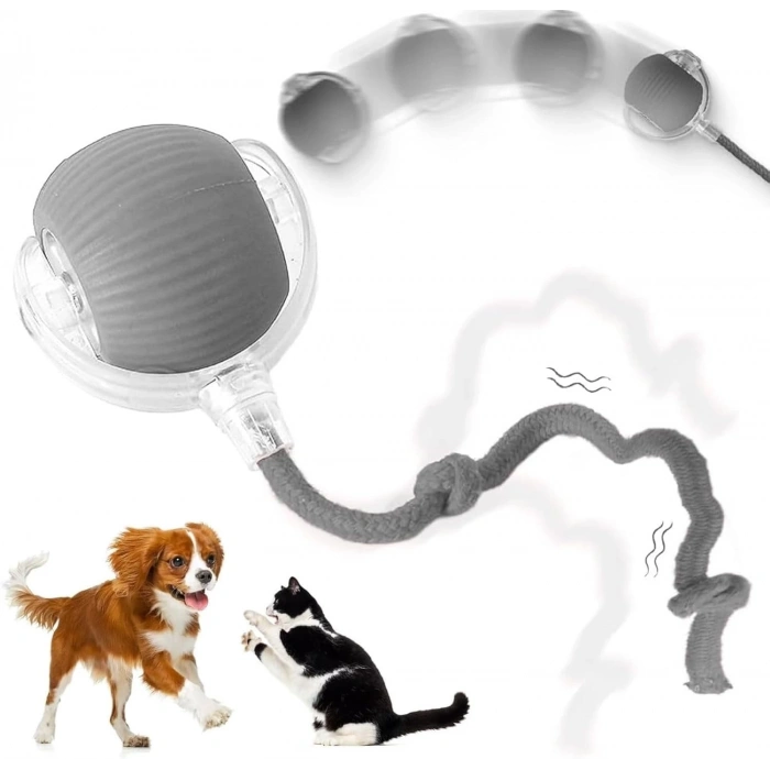 İpli USB Şarjlı Hareketli İneraktif Top