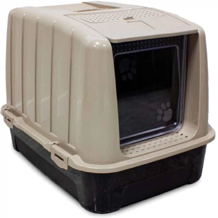 Irak Plastik Kapalı Kedi Tuvaleti 45*30*40 Cm
