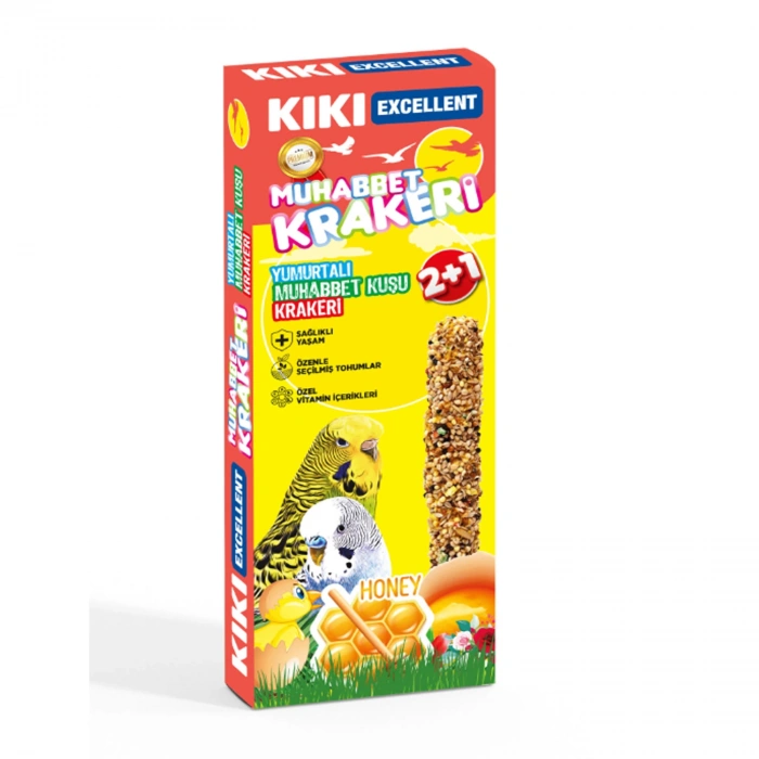 Kiki Excellent Ballı Yumurtalı Muhabbet Krakeri 3 ad.
