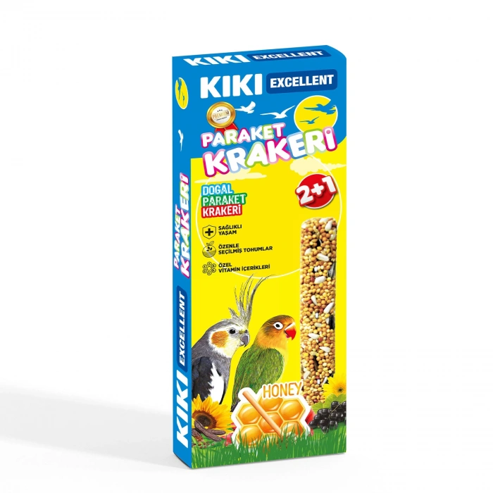 Kiki Excellent Doğal Paraket Krakeri 2+1