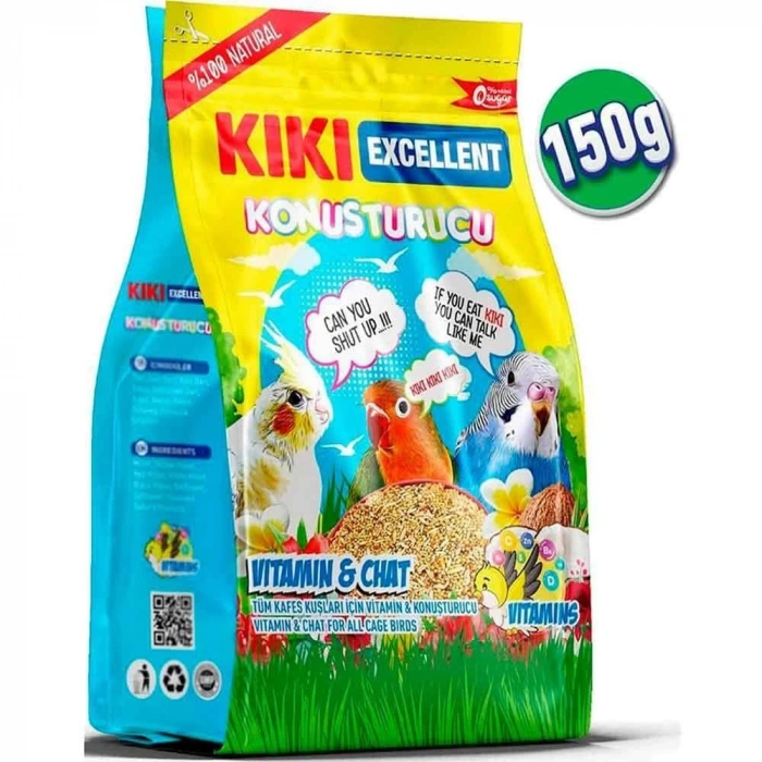 Kiki Excellent Konuşturucu Kuş Yemi 150 Gr