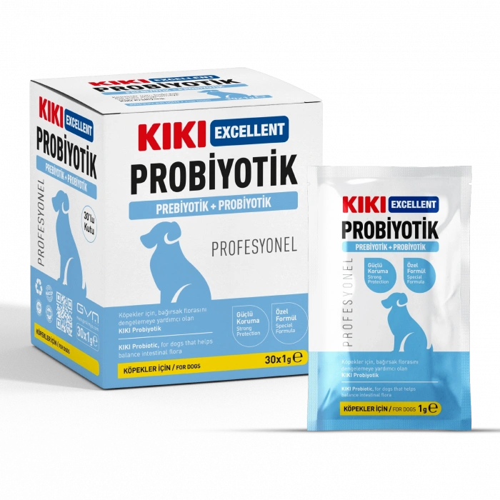 KIKI Excellent Köpek Probiyotik + Prebiyotik Saşe 1gr x30 ADET
