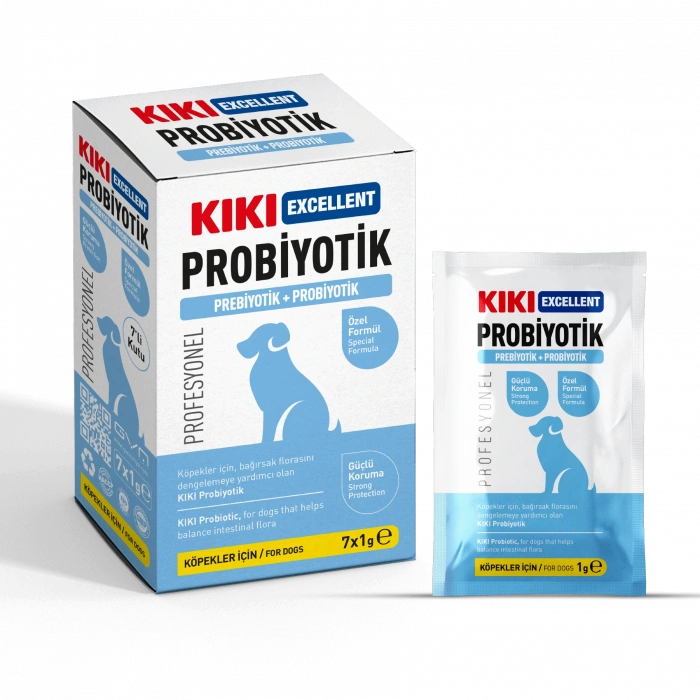 KIKI Excellent Köpek Probiyotik + Prebiyotik Saşe 1gr x7 ADET