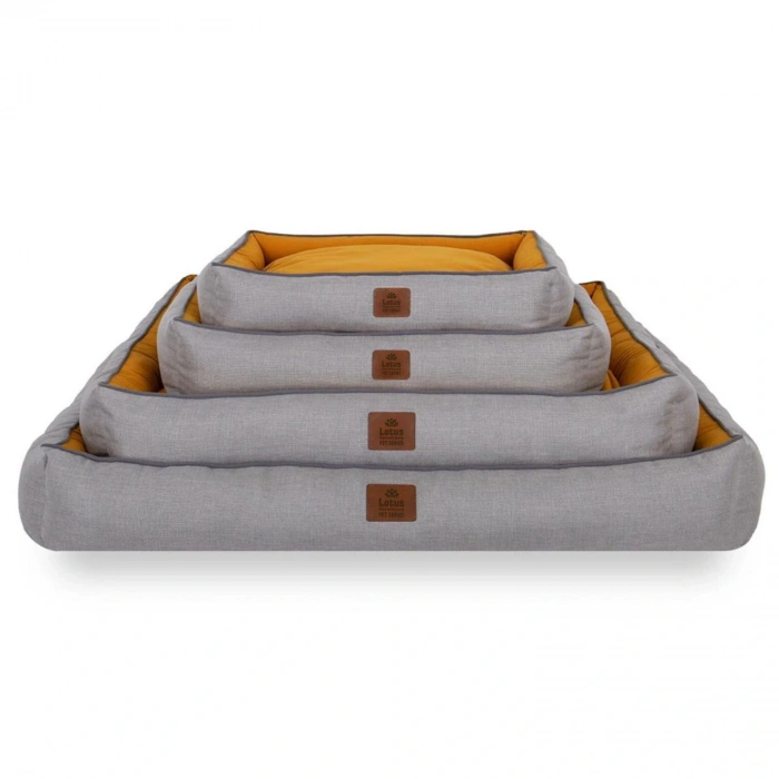 Lotus Alba Yatak Small Size 40*50cm Gri/Hardal