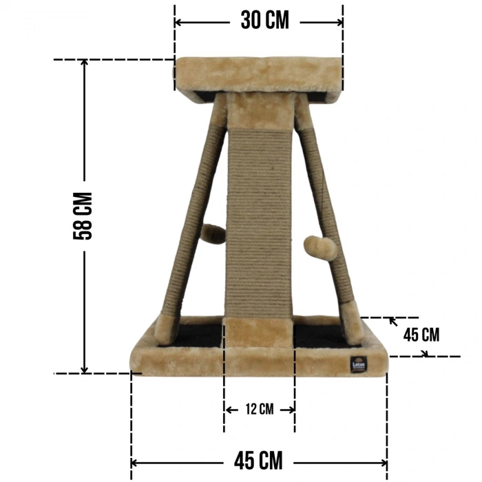LotusPiramit Tırmalama LTS-M-009 Gri
