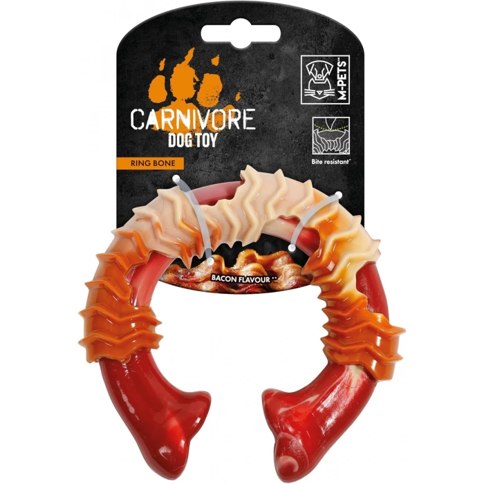 M-Pets Carnivore Dog Toy Ring Bone Pastırma