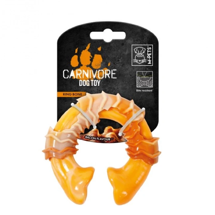 M-Pets Carnıvore Rıng Bone Pastırma Aromalı Köpek Oyuncağı