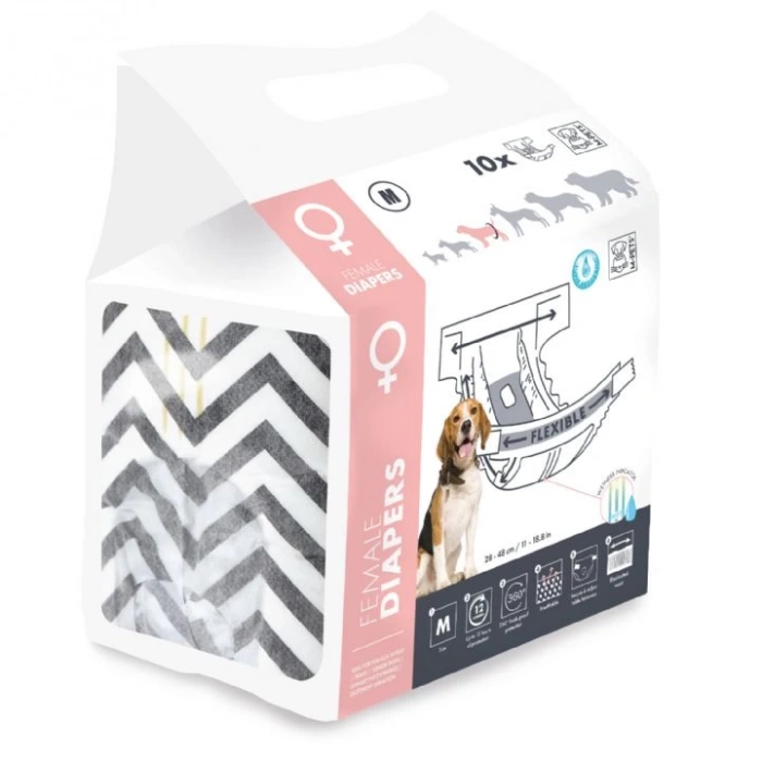 M-Pets Diapers Medium 10lu