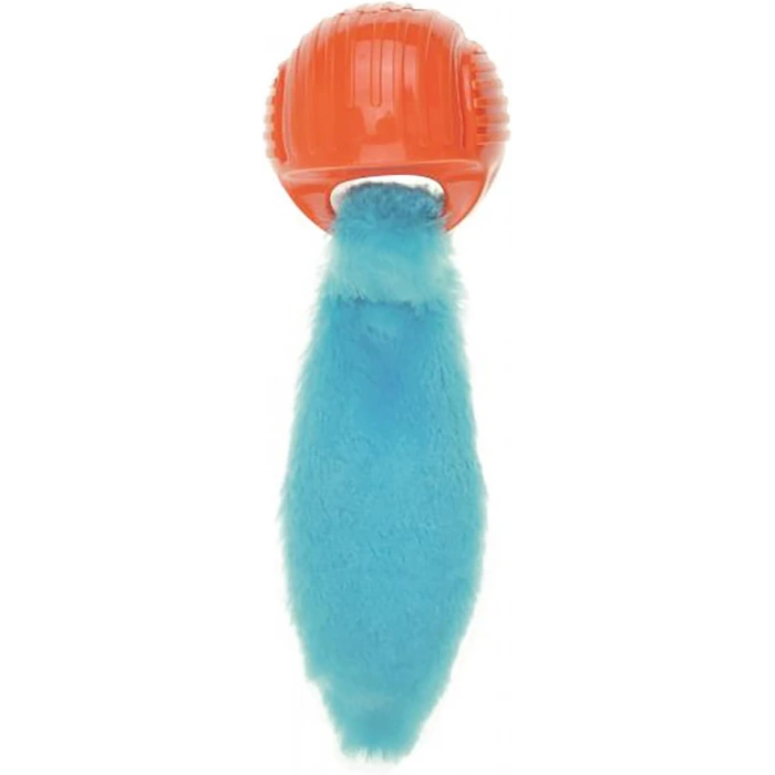 M-PETS Foxball Kauçuk Turuncu Mavi Köpek Oyuncağı