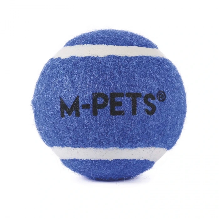 M-Pets Hop Tennis Topu Mavi 5cm 3lü Set