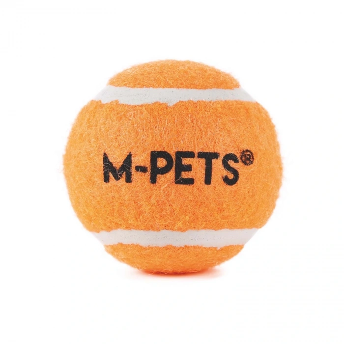M-Pets Hop Tennis Topu Turuncu 5cm 3lü Set