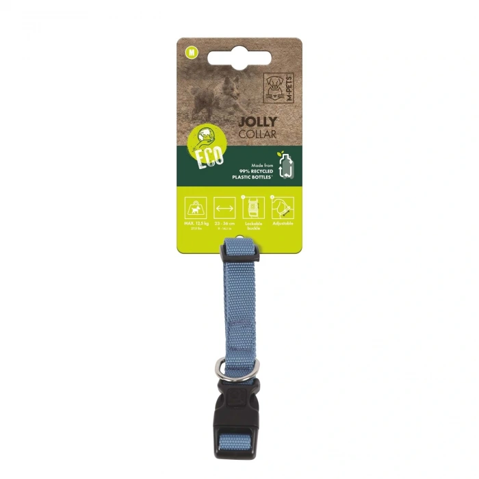 M-Pets Jolly Köpek Boyun Tasması (Mavi) [M]