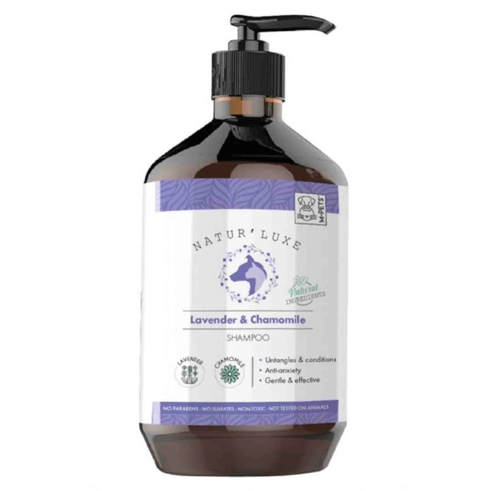 M-Pets Naturluxe Professıonal Dog Shampoo Lavander & Chamomole 500ml