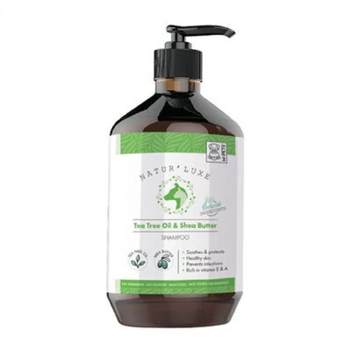 M-Pets Naturluxe Professıonal Dog Shampoo Tea Tree & Shea Butter 500ML
