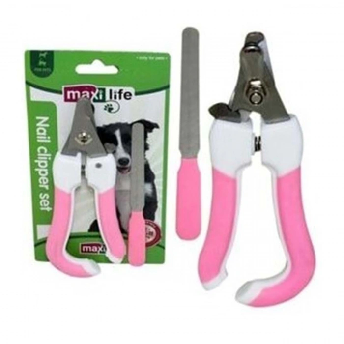Maxi Life Köpek Tırnak Makası Törpü Set 14Cm
