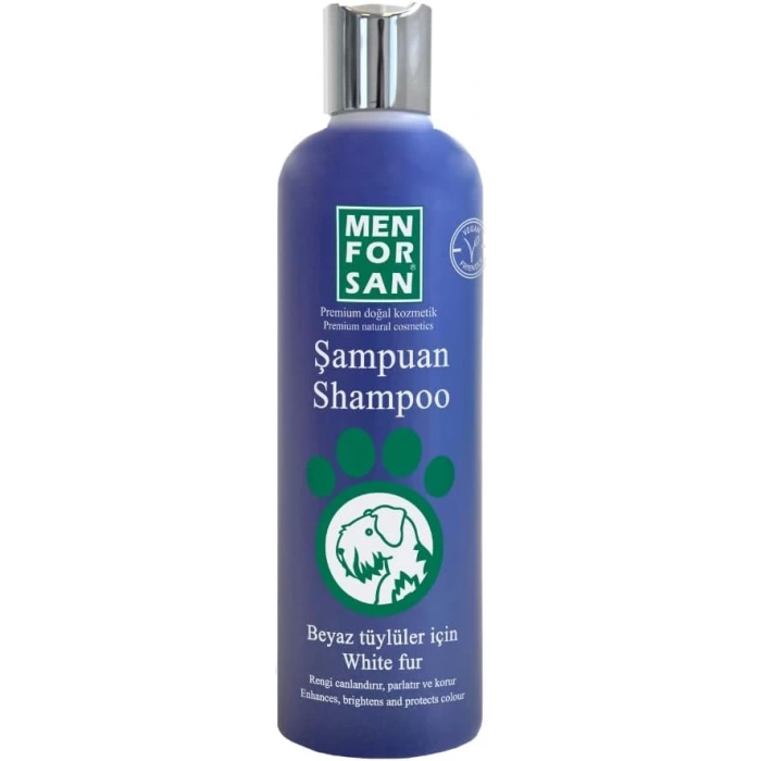 Menforsan Beyaz Tüylü Köpekler için Şampuan 300 Ml