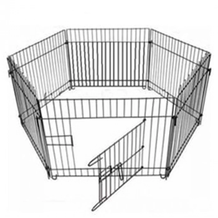 Metal Kedi ve Köpek Çiti 60X55 Siyah Renk