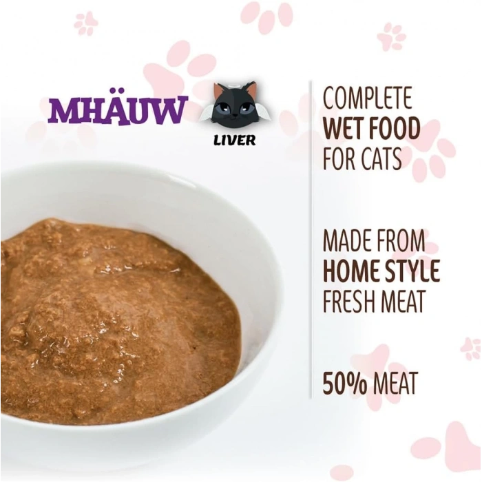 Mhauw Ciğerli Kedi Maması 80G