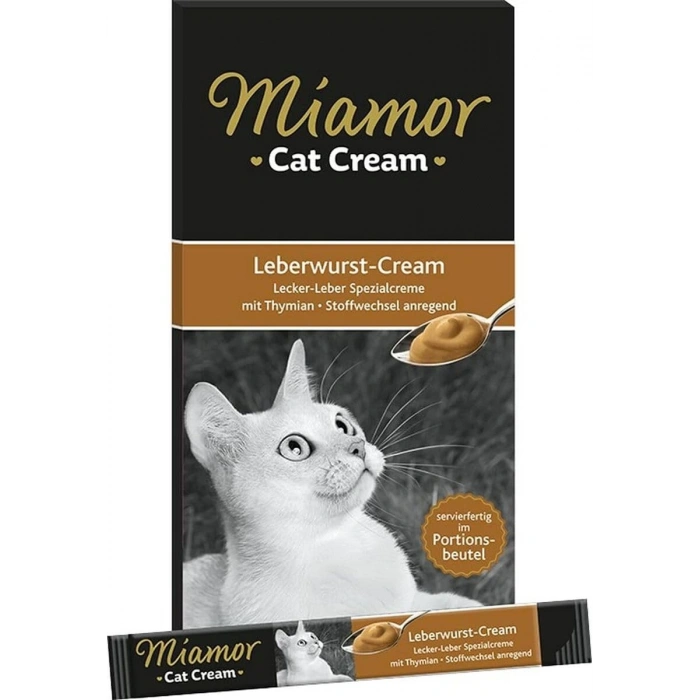Miamor Cream Ciğerli Kedi Ödülü 6x15gr