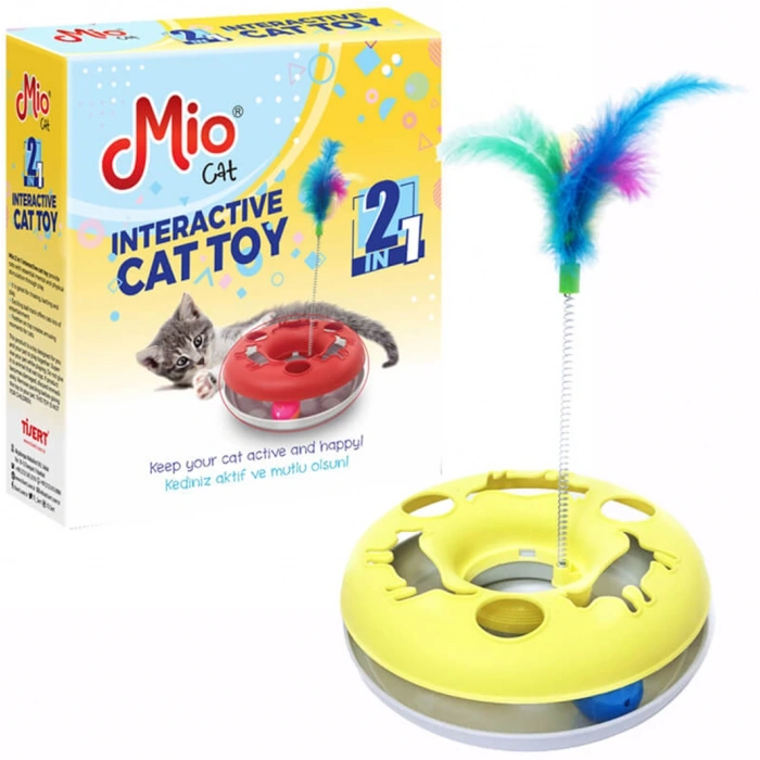Mio Cat Toy 2si 1 Arada İnteraktif Kedi Oyuncağı