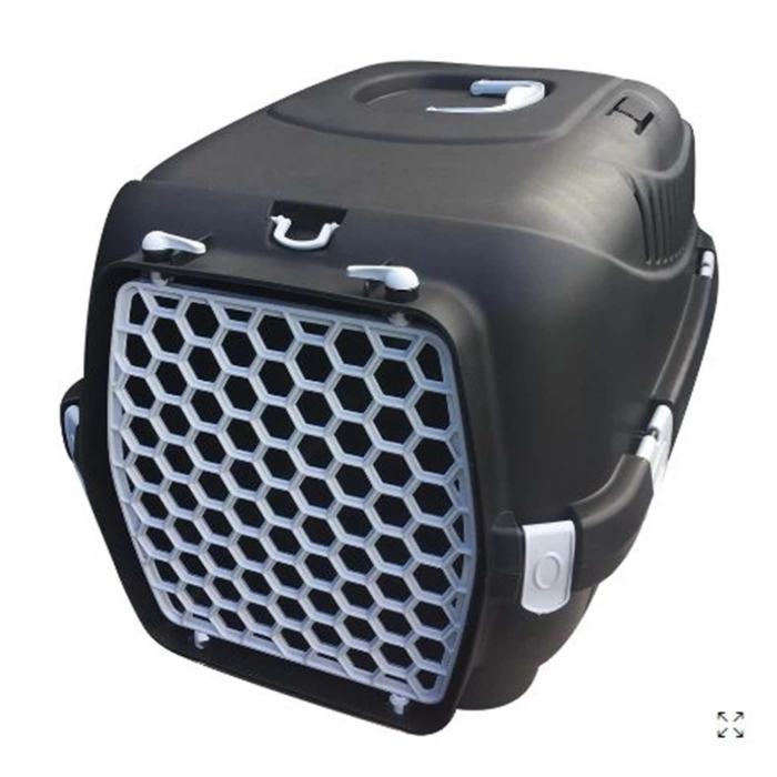 Mio Orta Taşıma Kabı ( Plastik Kapı) Siyah 40x57x38