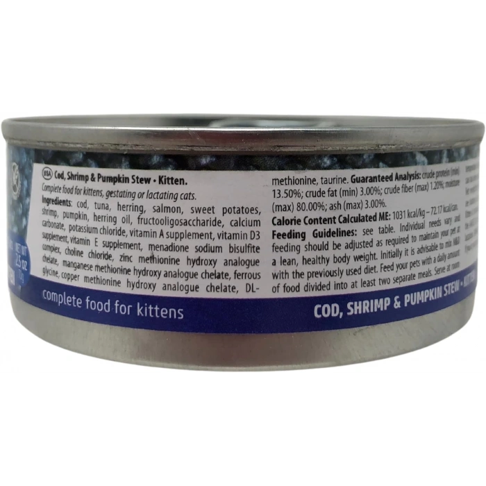 N&D Ocean Tahılsız Ton Balığı&Morina Balığı&Karides&Balkabağı 70gr Yavru Yaş Kedi Konservesi