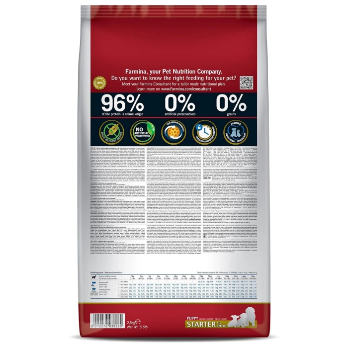 N&D Starter Tahılsız Tavuk Etli Balkabaklı ve Narlı 2.5 kg Tüm Irklar için Yavru Köpek Maması