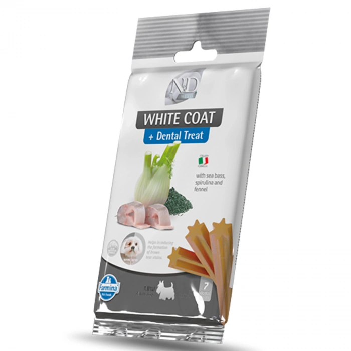 ND Dental Treat White Coat Balıklı Mini Köpek Ödülü 7li Paket