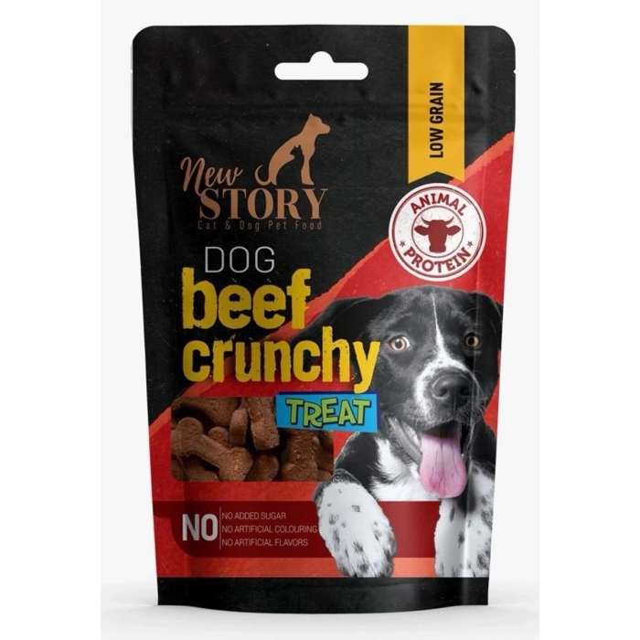 New Story Dog Beef Crunchy 80 Gr