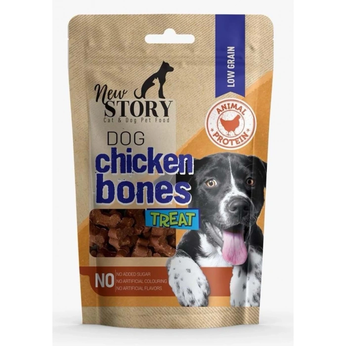 New Story Dog Chicken Bones 80 Gr