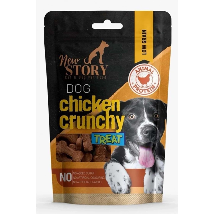 New Story Dog Chicken Crunchy 80 Gr